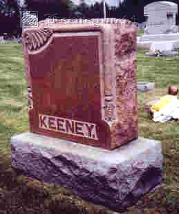 A stone with   KEENEY.