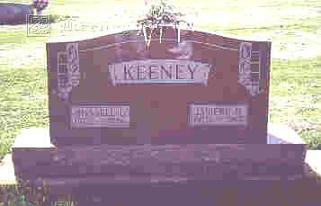 Russell Lowell Keeney & Lurene D. Leak grave stone