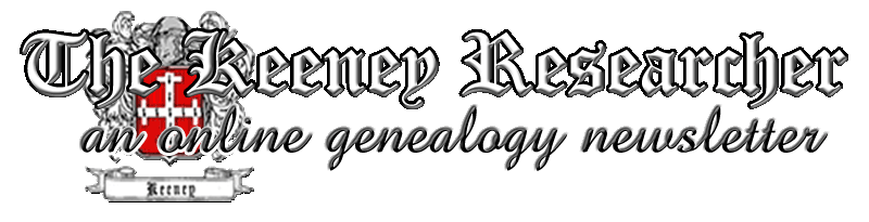 The Keeney Researcher an online genealogy newsletter